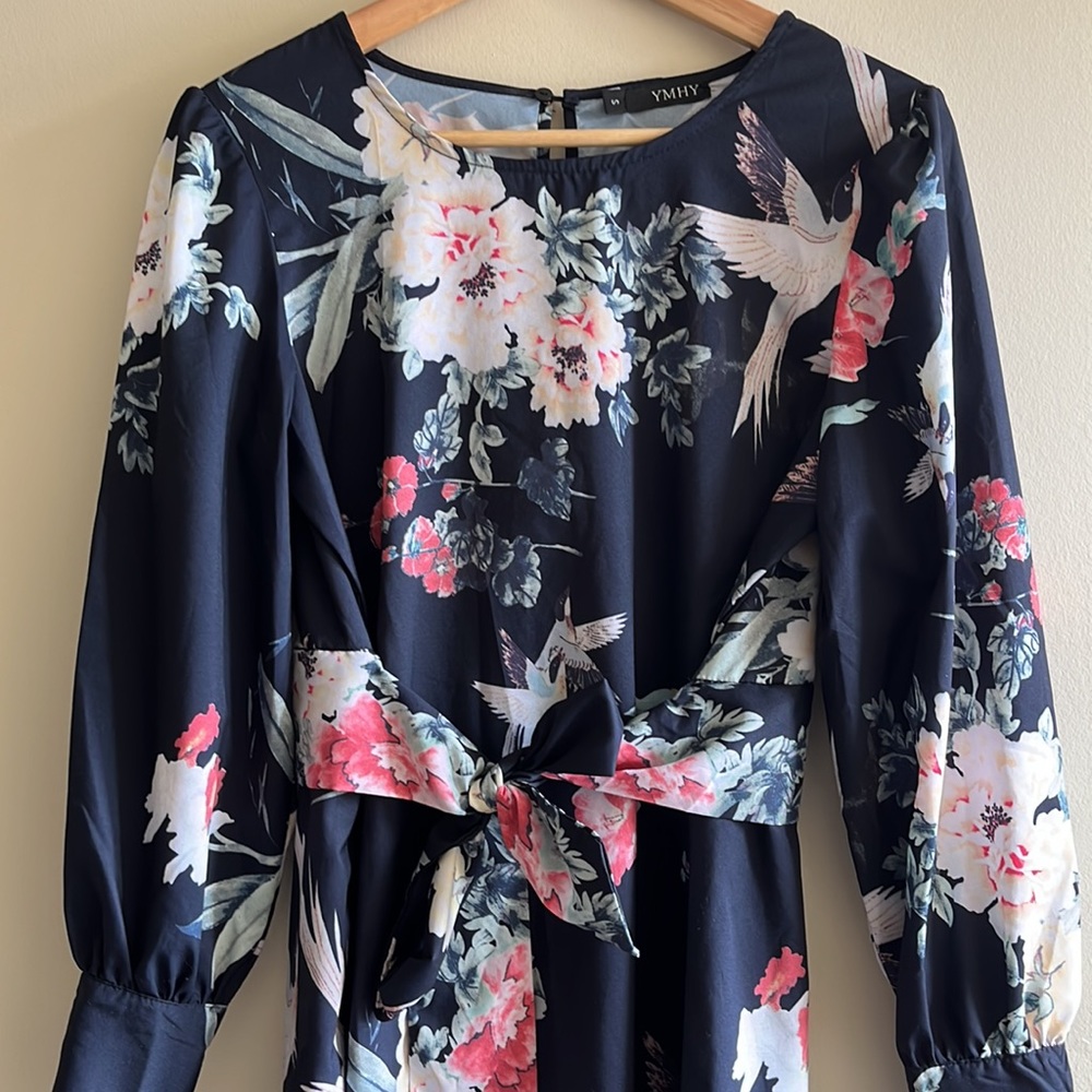 YMHY Floral Print Dress